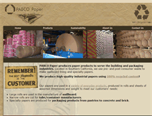 Tablet Screenshot of pabcopaper.com